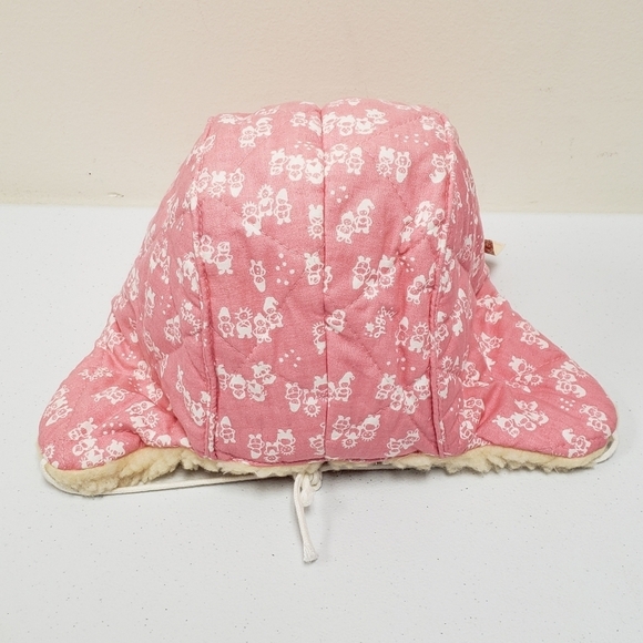 Sigikid Girls Toddler Pink Faux Fur Trapper Winter Hat Germany - Picture 2 of 10